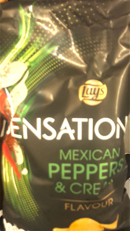 Lays sensation mexican pepper